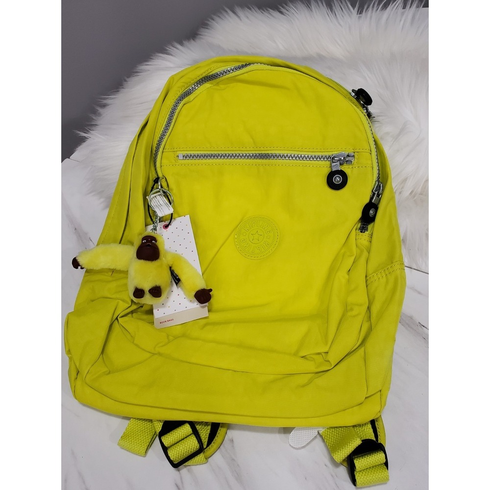 NEW KIPLING Nylon Challenger School Backpack HONEY DEW GREEN BOY GIRL SCHOOL